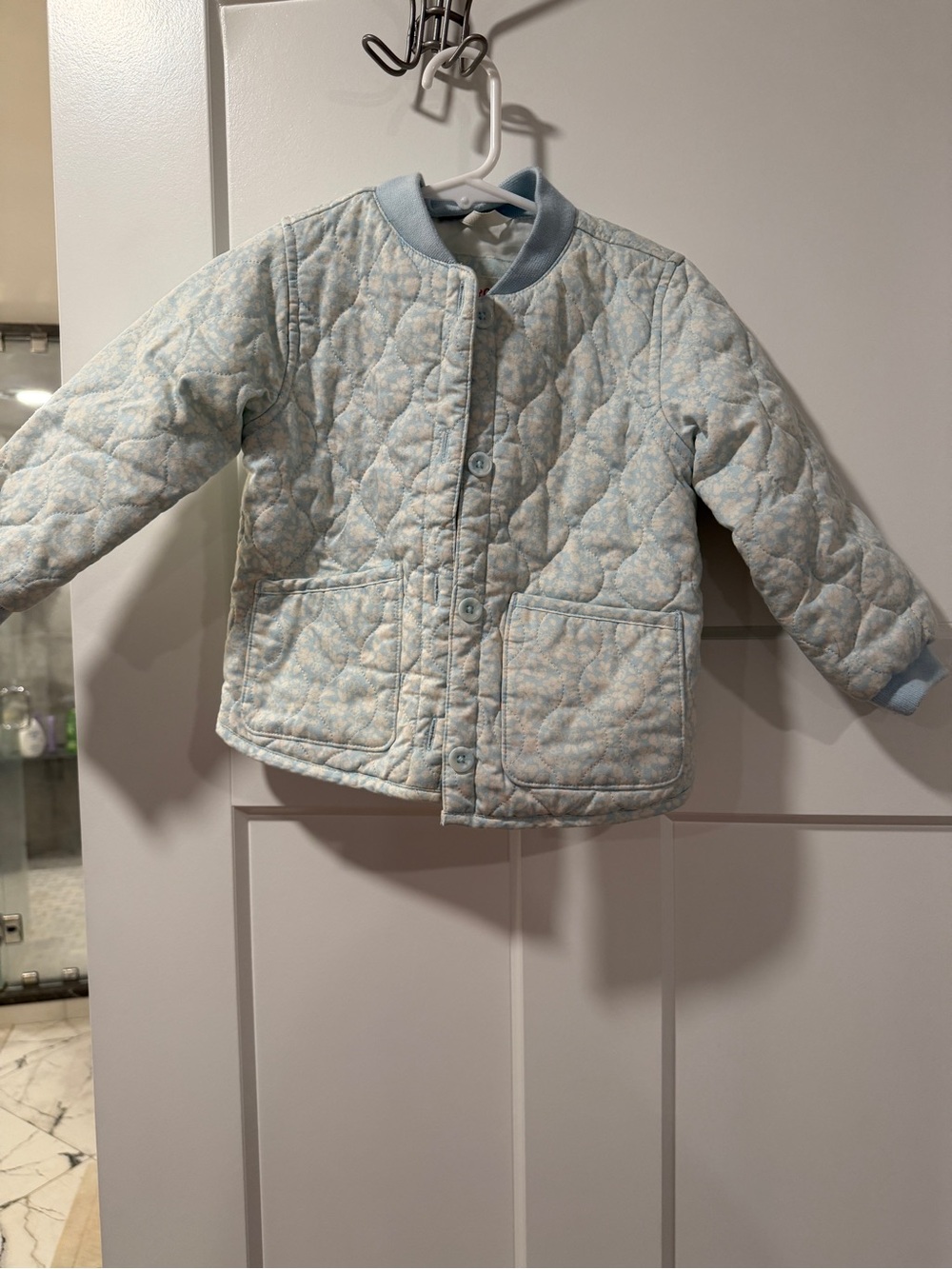 Cat & Jack Light Blue Quilted Puffer Jacket